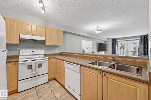 108 10403 98 Avenue, Edmonton, AB - Indoor Photo Showing Kitchen With Double Sink