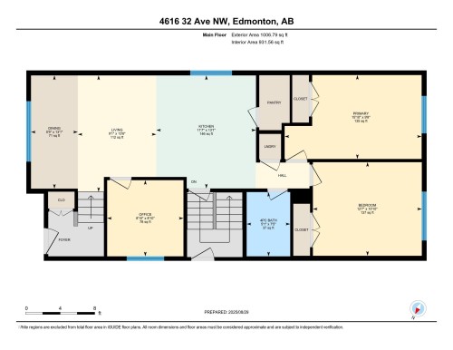 View of floor plan / room layout - 4616 32 Avenue, Edmonton, AB - Other