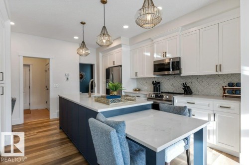 67 Jamison Crescent, St. Albert, AB - Indoor Photo Showing Kitchen With Upgraded Kitchen