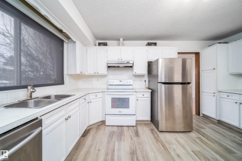 12203 158 Avenue, Edmonton, AB - Indoor Photo Showing Kitchen With Double Sink