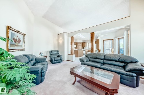 16135 56 Street, Edmonton, AB - Indoor Photo Showing Living Room