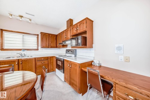 16135 56 Street, Edmonton, AB - Indoor Photo Showing Kitchen With Double Sink