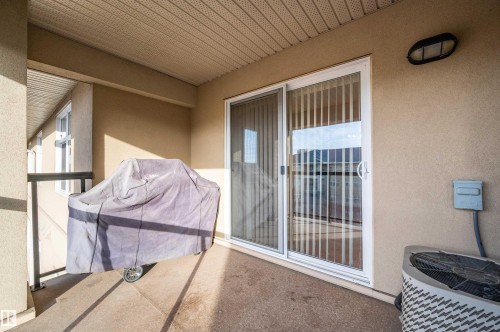 View of patio / terrace featuring area for grilling - 422 7909 71 Street, Edmonton, AB - Outdoor With Exterior