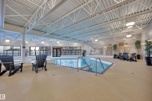 View of indoor pool - 422 7909 71 Street, Edmonton, AB - Indoor Photo Showing Other Room With In Ground Pool