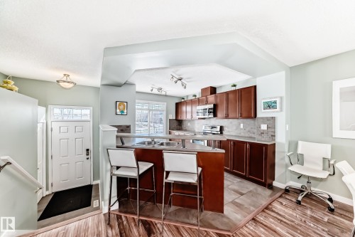 4 1804 70 Street, Edmonton, AB - Indoor Photo Showing Kitchen With Double Sink