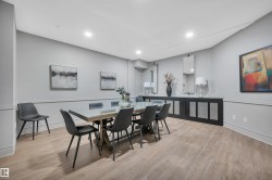 Meeting Room with light wood-type flooring and recessed lighting - 