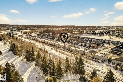 Aerial view of residential area - 74 Royal Street, St. Albert, AB - Outdoor With View
