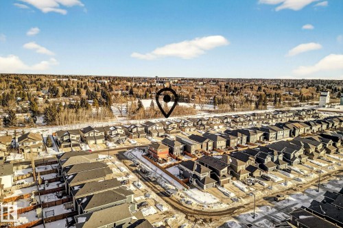 Aerial view of residential area - 74 Royal Street, St. Albert, AB - Outdoor With View