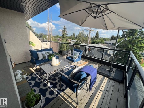 1 9561 143 Street Nw, Edmonton, AB - Outdoor With Deck Patio Veranda With Exterior