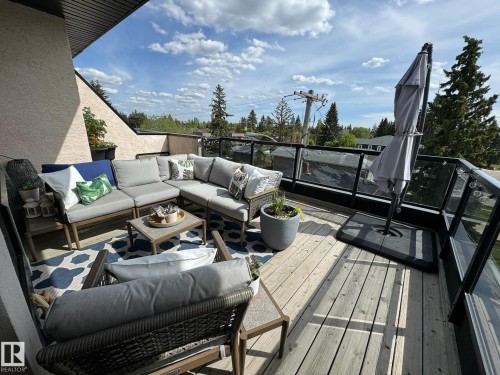1 9561 143 Street Nw, Edmonton, AB - Outdoor With Deck Patio Veranda With Exterior