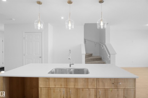 624 176 Avenue, Edmonton, AB - Indoor Photo Showing Kitchen With Double Sink With Upgraded Kitchen