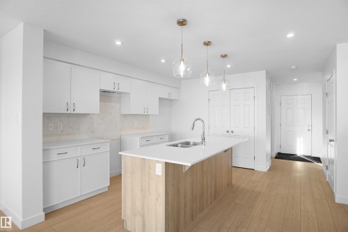 624 176 Avenue, Edmonton, AB - Indoor Photo Showing Kitchen With Double Sink With Upgraded Kitchen