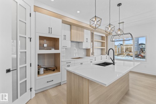 26 Blackbird Bend, Fort Saskatchewan, AB - Indoor Photo Showing Kitchen With Double Sink