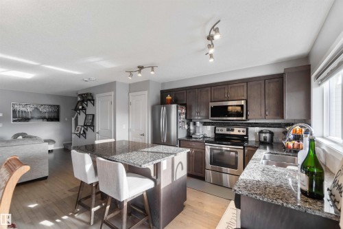 6319 167A Avenue, Edmonton, AB - Indoor Photo Showing Kitchen With Double Sink