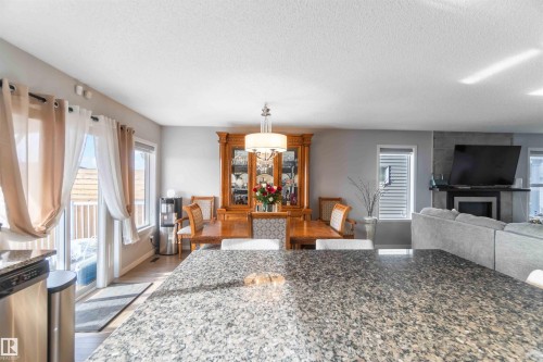 6319 167A Avenue, Edmonton, AB - Indoor Photo Showing Living Room With Fireplace