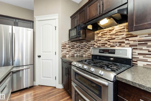 1904 118 Street, Edmonton, AB - Indoor Photo Showing Kitchen With Stainless Steel Kitchen With Upgraded Kitchen