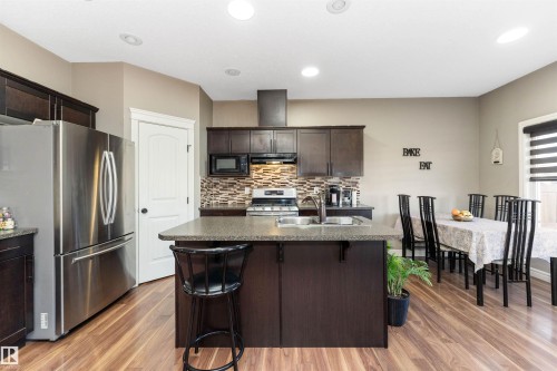 1904 118 Street, Edmonton, AB - Indoor Photo Showing Kitchen With Stainless Steel Kitchen With Double Sink