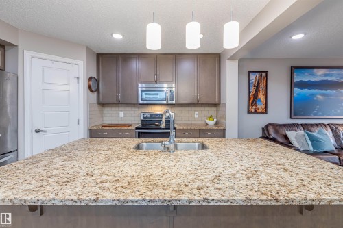 816 35 Avenue, Edmonton, AB - Indoor Photo Showing Kitchen With Double Sink With Upgraded Kitchen