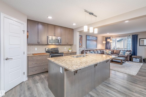 816 35 Avenue, Edmonton, AB - Indoor Photo Showing Kitchen With Stainless Steel Kitchen With Double Sink