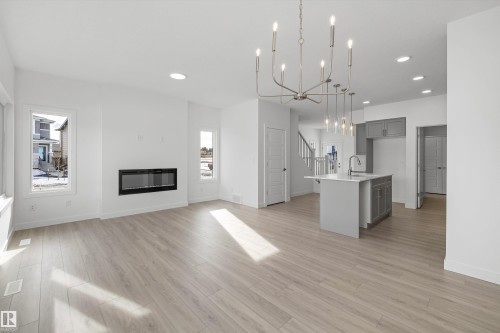 4503 Warbler Loop, Edmonton, AB - Indoor With Fireplace