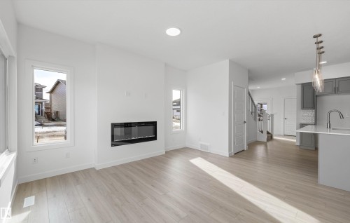 4503 Warbler Loop, Edmonton, AB - Indoor With Fireplace