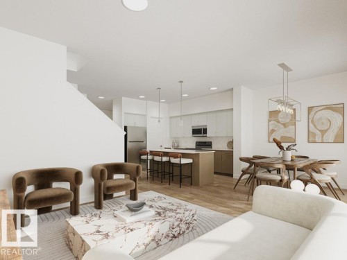 4505 Warbler Loop, Edmonton, AB - Indoor Photo Showing Living Room