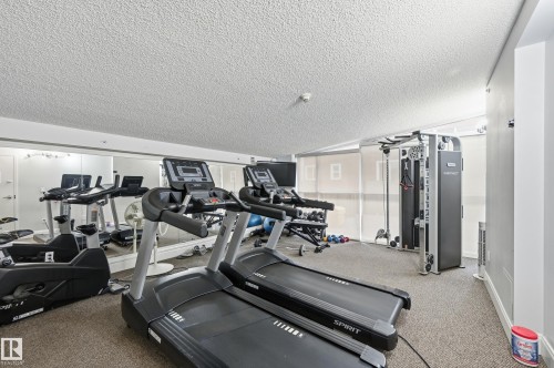 304 9819 104 Street, Edmonton, AB - Indoor Photo Showing Gym Room