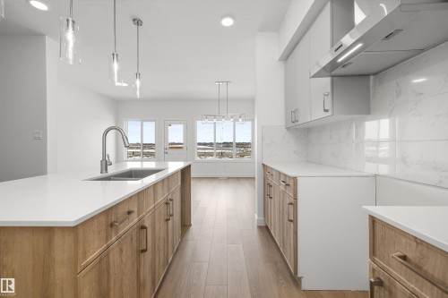 620 176 Avenue, Edmonton, AB - Indoor Photo Showing Kitchen With Double Sink With Upgraded Kitchen