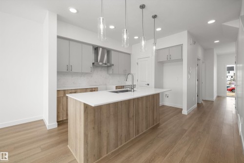 620 176 Avenue, Edmonton, AB - Indoor Photo Showing Kitchen With Double Sink With Upgraded Kitchen