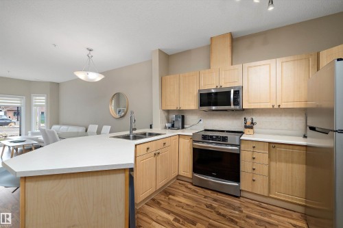 126 4312 139 Avenue, Edmonton, AB - Indoor Photo Showing Kitchen With Double Sink