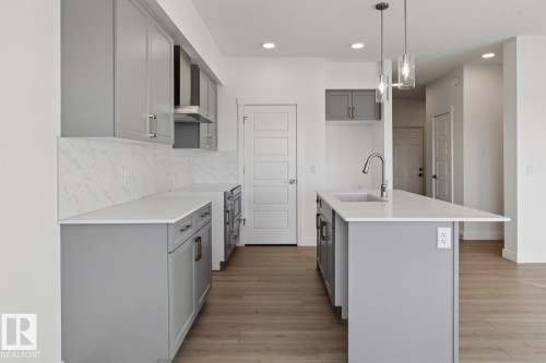 8616 183 Avenue, Edmonton, AB - Indoor Photo Showing Kitchen With Upgraded Kitchen