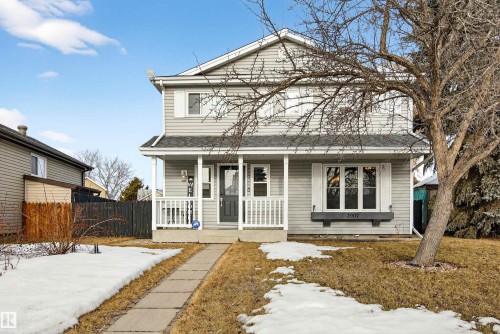 3907 44 Avenue, Stony Plain, AB - Outdoor With Deck Patio Veranda With Facade