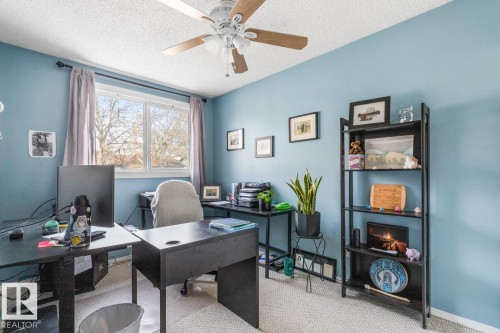 also referred to as another bedroom! - 1257 Hooke Road, Edmonton, AB - Indoor Photo Showing Office