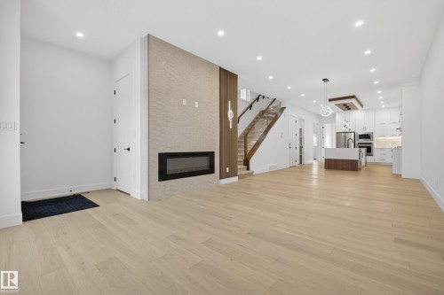 11611 79, Edmonton, AB - Indoor With Fireplace