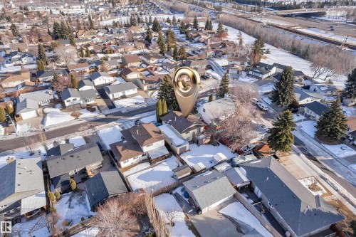 Aerial view of residential area - 135 Humberstone Road, Edmonton, AB - Outdoor With View