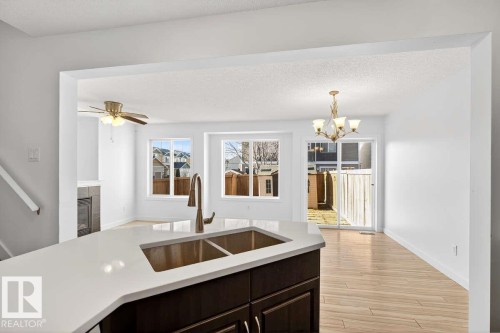 63 14208 36 Street, Edmonton, AB - Indoor Photo Showing Kitchen With Double Sink