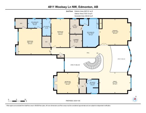 View of home floor plan - 4811 Woolsey Lane, Edmonton, AB - Other