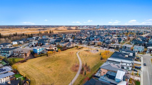 Aerial view of residential area - 4811 Woolsey Lane, Edmonton, AB - Outdoor With View
