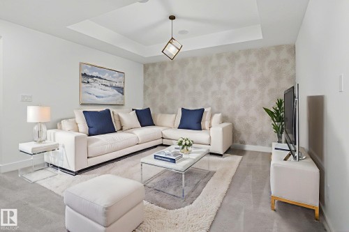 1096 Secord Promenade, Edmonton, AB - Indoor Photo Showing Living Room