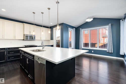 103 Rosemount Bay, Beaumont, AB - Indoor Photo Showing Kitchen With Double Sink