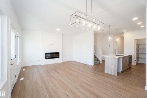 17720 7 Street, Edmonton, AB - Indoor With Fireplace
