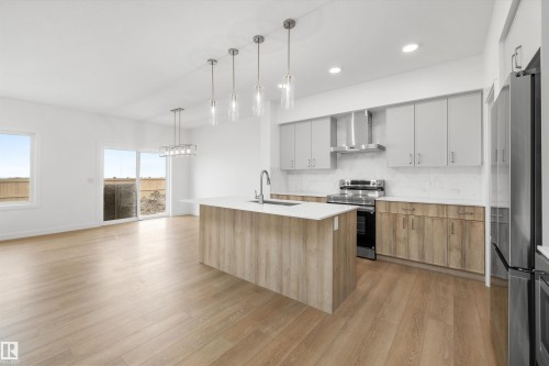 6292 180 Avenue Nw, Edmonton, AB - Indoor Photo Showing Kitchen With Upgraded Kitchen