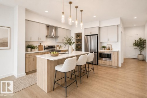 6292 180 Avenue Nw, Edmonton, AB - Indoor Photo Showing Kitchen With Upgraded Kitchen