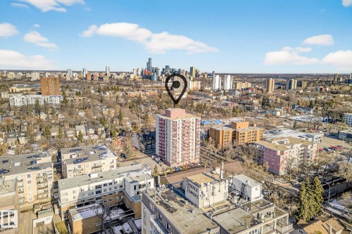 View of city - 207 11007 83 Avenue, Edmonton, AB - Outdoor With View