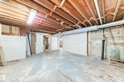 View of unfinished basement - 