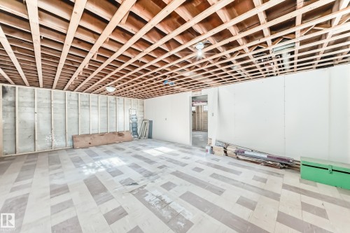 View of basement - 8639 64 Avenue Nw, Edmonton, AB - Indoor Photo Showing Other Room