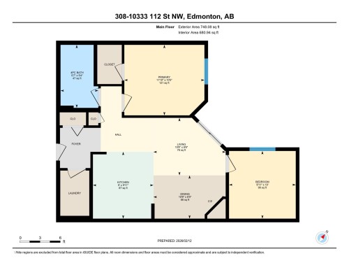 View of floor plan / room layout - 308 10333 112 Street Street, Edmonton, AB - Other