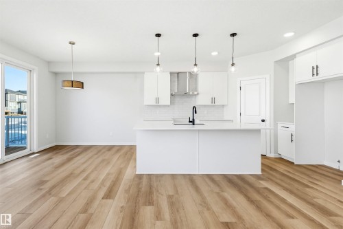 22812 82 Avenue, Edmonton, AB - Indoor Photo Showing Kitchen With Upgraded Kitchen