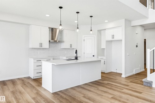 22812 82 Avenue, Edmonton, AB - Indoor Photo Showing Kitchen With Upgraded Kitchen