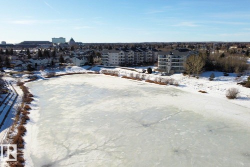 View of snowy aerial view - 237 17447 98A Avenue, Edmonton, AB - Outdoor With View
